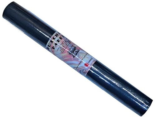 VeMaS Black Butcher Paper Kraftpapier Metzgerpapier Peach Pfirsich Papier für BBQ Smoker Fisch Fleisch Wurst 25 Stück Zuschnitte 37 x 57 cm schwarz