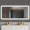 baklon Badspiegel mit Beleuchtung 150x70cm, Badezimmerspiegel Wandspiegel und Touch-Schalter, IP65-Led-Spiegel-Bad mit Speicherfunktion, 3 Farbtemperatur,Horizontal/Vertikal, HD Hartglas
