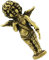 BEBEMOKO Bronzestatue, Dekoration, Ornament, Liebesgott, Amor, Dekoration, Liebesgott, Amor, Botschaft der Liebe, Statue, Gedenkdekoration, Heimornament, Gedenkstatuen, Messing