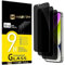 GENERICO 3 protectores de pantalla para Realme 7 Pro, sin burbujas, dureza 9H+, ángulo de privacidad de 28°, ultra resistente