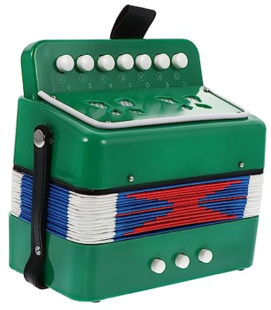 FRCOLOR Kunststoff-akkordeon für Junge Mädchen Pädagogisches Lernspielzeug Schönes Musikinstrument für Anfänger