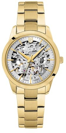Pierre Lannier - Armbanduhr Automatic Thea - Automatic Uhrwerk - Gehäusedicke: 10.6 mm - Gehäusebreite: 35.5 mm - Edelstahl - 5 ATM