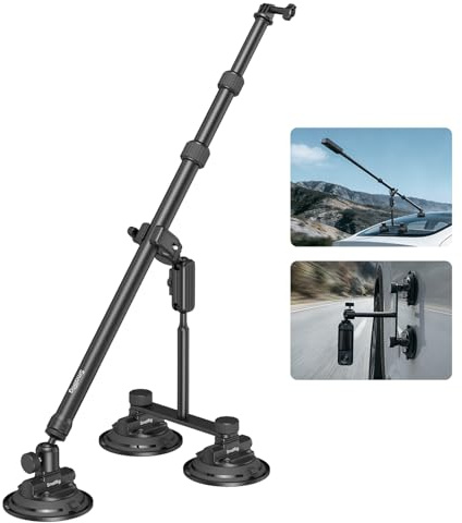 SMALLRIG Kit de soporte de ventosa para cámaras de acción 5843