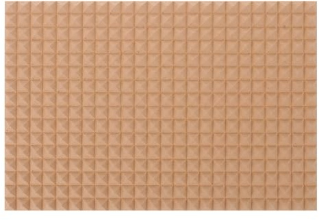 VINTORKY Fußmassagematte Pyramidenförmig 30x20x1,7 Cm Portabel zur Entspannung Natürliche Holzoptik für Spa und Fitnessstudio