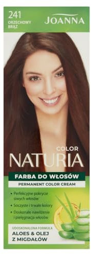 Joanna Naturia Hair Dye 241 dado marrone profondo e lunghi capelli color