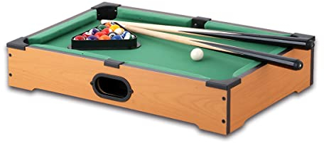 Devessport - Billar de sobremesa - Fácil de Guardar - Fácil Montaje - Incluye Todos los Accesorios para Poder Jugar - Ideal para Jugar con Amigos - Medidas: 52 x 31.2 x 10.3 Cm