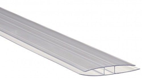 Profil polycarbonate de jonction - Epaisseur - 10 mm, Longueur - 200 cm