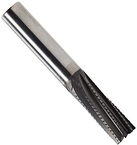 Karnasch 291762120032 Hartmetallfräser für Entgraten und Finish, für Cfk-Gfk, 8 Fräsklingen, 4 Frontklingen, Zuschnitt, 12 mm, Schnittdurchmesser 32 mm