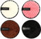 BEAUTYBIGBANG 2021 4 PCS Coton Demaquillant lavable, Microfibre molle à double face Eponges et lingettes démaquillantes et nettoyantes visage
