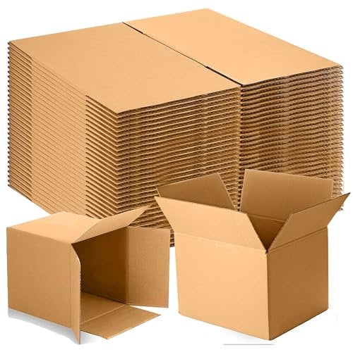 Wellpack Europe Cardboard Packing Moving House Removal Boxes Pack 10 15 20 30 40 50 Size 5 Litres - 9x6x6