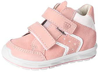 PEPINO Ricosta Mädchen Stiefel KIMO,Kinder Boots,WMS:Mittel,lose Einlage,Sympatex,Booties,Leder,Kids,Kinderschuhe,rosa (310),24 EU