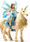 schleich BAYALA | Eyelas Ausritt auf Goldeinhorn 42508 | mit Sattel und Zepter | detailgetreue Figuren | tolles Geschenk für Mädchen und Jungen | Spielfigur ab 5 Jahren | Set aus 4 Teilen