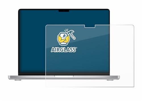 BROTECT Schutzglas für Apple MacBook Pro 14 2023 M2 Schutzfolie Made in Germany Panzer Folie Glas Displayschutz [ 9H, Anti-Fingerprint]