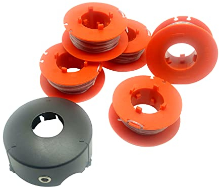 Bobina di filo per decespugliatore Bosch, bobina automatica per decespugliatore ART 23 26 30 Combitrim EASYTRIM, 8 m, F016800175 (5 bobine+1 copertura)