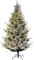 Christmas Tree World | 4ft Artificial Pre-lit Frosted Ultra Mountain Pine | Natural and Realistic Look with Bushy and Luxury Quality PVC Tips | Easy to Assemble and Take Down | 85cm Diameter