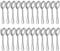 Evanda Cucharillas de café 24 piezas, 14cm Acero inoxidable cuchara de té, cubiertos para té, postre, pastel, postre y ensalada, apto para lavavajillas