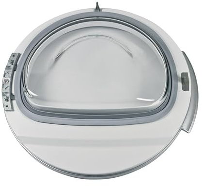 LUTH Premium Profi Parts Türe kompatibel mit Siemens 11012053 Mit Türringen Frontscheibe Türgriff Haken Scharnier für Trockner