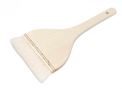 Paintersisters Flächen- und Verwischpinsel Ziegenhaar 120mm Weiche Pinsel für großflächiges Malen, Verwischtechniken & Shading in Aquarell, Öl- & Acrylmalerei - Staubbindende, saugende Naturhaare