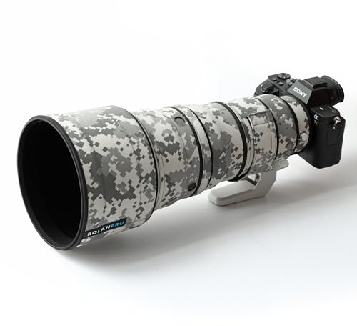 ROLANPRO Copriobiettivo impermeabile mimetico per Sony FE 300 mm F2.8 GM OSS, copertura protettiva per obiettivo antipioggia - #UCP impermeabile