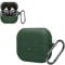 CTDWNT New Silicone Case for Samsung Galaxy Buds 3/3 pro, for Samsung Galaxy Buds 3/3 pro Green Soft Case Earphone Protective TPU Cover with Carabiner,Dustproof Shockproof,Gift for Women Men (Green)