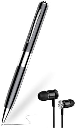 32GB Digital Voice Recorder - Portable Recording Device with Playback, Voice Activated Recorder for Lectures with Noise Reduction for Interviews/Meeting/Classes, Audio Recorder