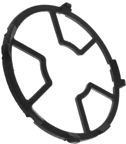 ROMISBABA Wok Antiscivolo Ghisa Per Per Su Piano Gas Base Stabile Compatibile Wok e Dimensioni