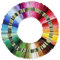 Stickgarn Set 100 Farben, Stickgarn für Kreuzstichfaden Regenbogenfarbe Embroidery Floss Baumwolle Armbandfaden, Kreuzstich Fäden für Stickerei Nähen Handwerk Stickbilder Basteln Häkeln