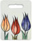 TAGLIERE rettangolare in ceramica DESIGN TULIPANO 20x15 cm BOMBONIERA