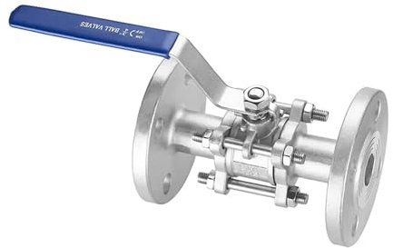 KSZHZYMGX DN32 Edelstahl 304 Manueller Flansch-Kugelhahn 1,6 MPa Flansch-Kugelhahn