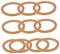 HEALLILY Lot de 10 bagues d'étanchéité en silicone pour bouteilles isolées - Joints de rechange pour bouteilles - Pour une meilleure isolation et rétention de la température