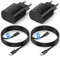 2Pack Chargeur USB C Rapide 25W pour Samsung Galaxy S25/S24/S23/S22/S21/S20/S10/S9/S8/Z Flip 5/Z Fold 5/A55/A54/A51, Chargeur Type C Fast Charger pour Chargeur Samsung Secteur avec 2M Cable Type C