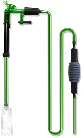 DSXVJHD Aquarium Gravel Cleaner, 3 in 1 Fish Tank Siphon Vacuum Cleaner with 1.5m Long Hose and Extendable Tubing, Manual Aquarium Pump Water Changing Sand Washing Kit