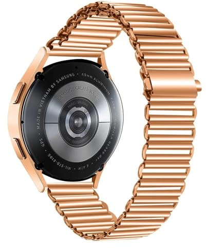 Beobachten Sie 20 MAM Men Mader GRAFTE Edelstahlgurt Metall Armband 20mm Männer