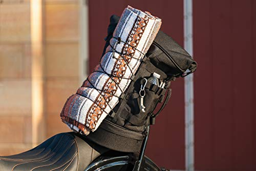 Kuryakyn 5282 Momentum Freeloader Erweiterbares Motorrad-Reisegepäck: Wetterfeste Seesack mit Sissy Bar Gurten, Schwarz