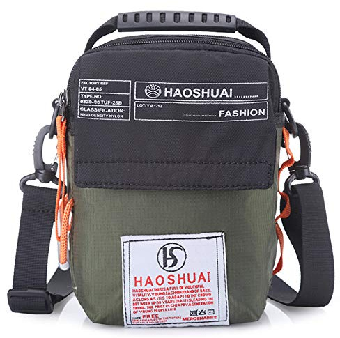 JAKAGO Small Shoulder Bag, Cross Body Bag with Adjustable Shoulder Strap | Little Handbag, Waist bag for Sports, Hiking, Camping, Outdoor, Climbing, Travel, (Small)