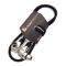 Right Angled Male XLR to Female XLR Mic Lead/Balanced Microphone/Patch Cable 1m Black