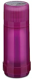 ROTPUNKT Isolierflasche 40 MAX I für heiße u. kalte Getränke I langanhaltender Geschmack - Glaseinsatz I 24 Std heiß 36 Std kalt I BPA frei (Glossy Candy, 0,25 l)
