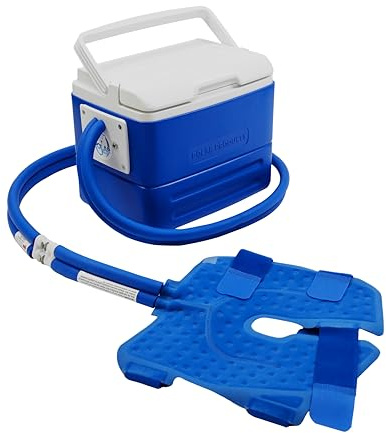 Polar Active Ice 3.0 Sistema de hielo para terapia fría con temporizador, almohadilla de compresión para rodillas/articulaciones, nevera ligera 8,52 l, bomba silenciosa, crioterapia, alivio del dolor