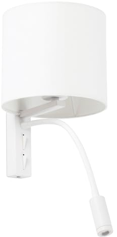 Faro Barcelona 64322 - TIRA Wandleuchte weiß mit LED-Leser