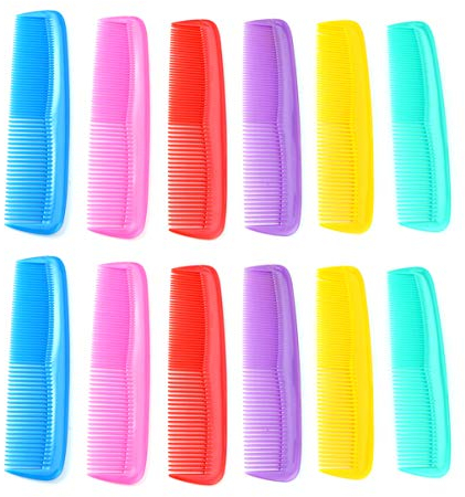 Minkissy 36 Stück Mini Bunte Haarkämme Set Friseur Kamm Mehrzweck Reise Haarkamm Friseur Friseur Dicken Dünnen Zahn Kamm für Die Reise nach Hause Salon (Gemischte Farbe)