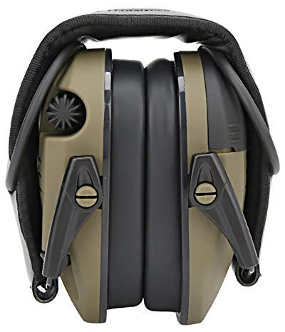 Professional Noise Cancelling Headphones, Folding Protect Ear Muffs Safety Soundproof Ear Defenders Protection for Hunting Shooting (15 * 14 * 12cm-Army-Green)