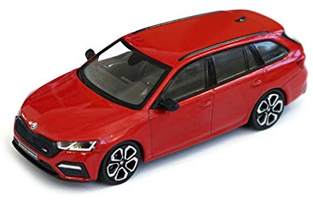 Skoda 5E7099300AF3P Modellauto Octavia 4 Combi RS 1:43 Miniatur, rot