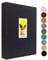 Instax Mini Fotoalbum 208 Fotos – Leineneinband, Frontscheibe, Polaroid Instax Mini Film Fotoalbum Kompatibel mit Fujifilm Instax Film 7s 8+ 9 11, Polaroid PIC 300, K-Pop Fotokarten, Schwarz 1 PACK