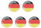 PRETYZOOM Flagge Brosche Pins Nationalflagge Anstecker Zinklegierung 5 Stück Deutschland Anstecknadel Brosche für Rucksäcke Hut Krawatte Kragen Kleid Kleidung Zubehör Party Geschenkidee