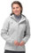 33,000ft Softshelljacke Damen Wasserdichte Atmungsaktive Warme Winterjacke Fleece Übergangsjacke Winddichte Funktionsjacke mit Kapuze Hellgrau L
