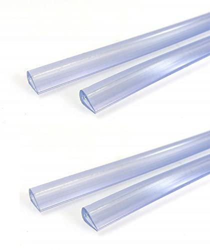 4 Paracolpi Striscia Profilo Portiera Auto Tuning Pvc Trasparente 88cm 68cm