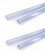 4 Paracolpi Striscia Profilo Portiera Auto Tuning Pvc Trasparente 88cm 68cm