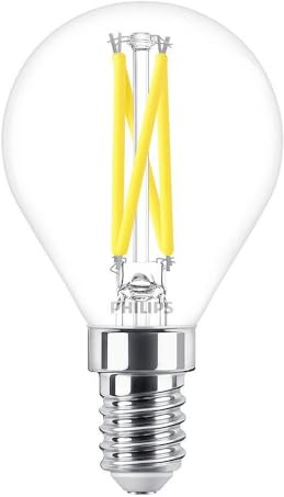 Philips LED Tropfenlampe Birne E14 2,5 Watt klar warmweiß DIMMBAR