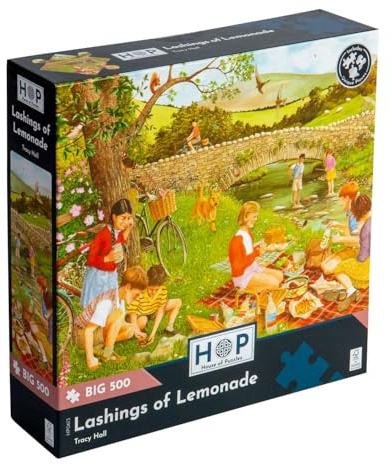 House of Puzzles Lashings of Lemonade - Big 500 Piece Jigsaw Puzzle