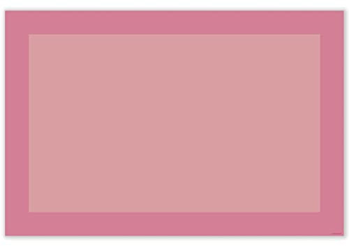 mubusi Alfombra Vinílica Cocina Salón - Varios Tamaños - (Marco Rosa 160x240 cm)